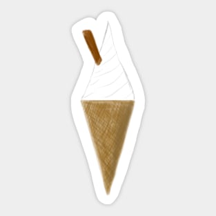 99' ice cream Sticker